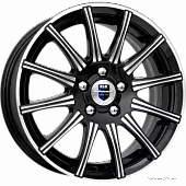 Диски 6x15 5x105 ET39 D56,6 K&K Сиеста (КС474) (Алмаз черный) в Туле, K&K