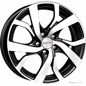 Диски 6,5x16 5x114,3 ET40 D66,1 K&K Палермо (КС607) (Алмаз черный) в Туле, K&K