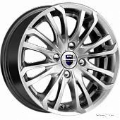 Диски 6,5x16 4x100 ET45 D67,1 K&K Рим (КС639) (Дарк платинум) в Туле, K&K