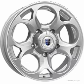 Диски 7x16 5x139,7 ET35 D108,5 K&K Линкс (КС646) (Сильвер) в Туле, K&K