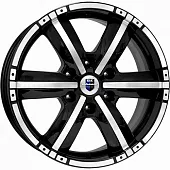 Диски 8x18 6x139,7 ET25 D106,1 K&K Окинава (КС469) (Алмаз черный) в Туле, K&K